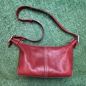 COACH VINTAGE LEGACY Demi RED Hobo 9564 SHOULDER BAG VTG small
